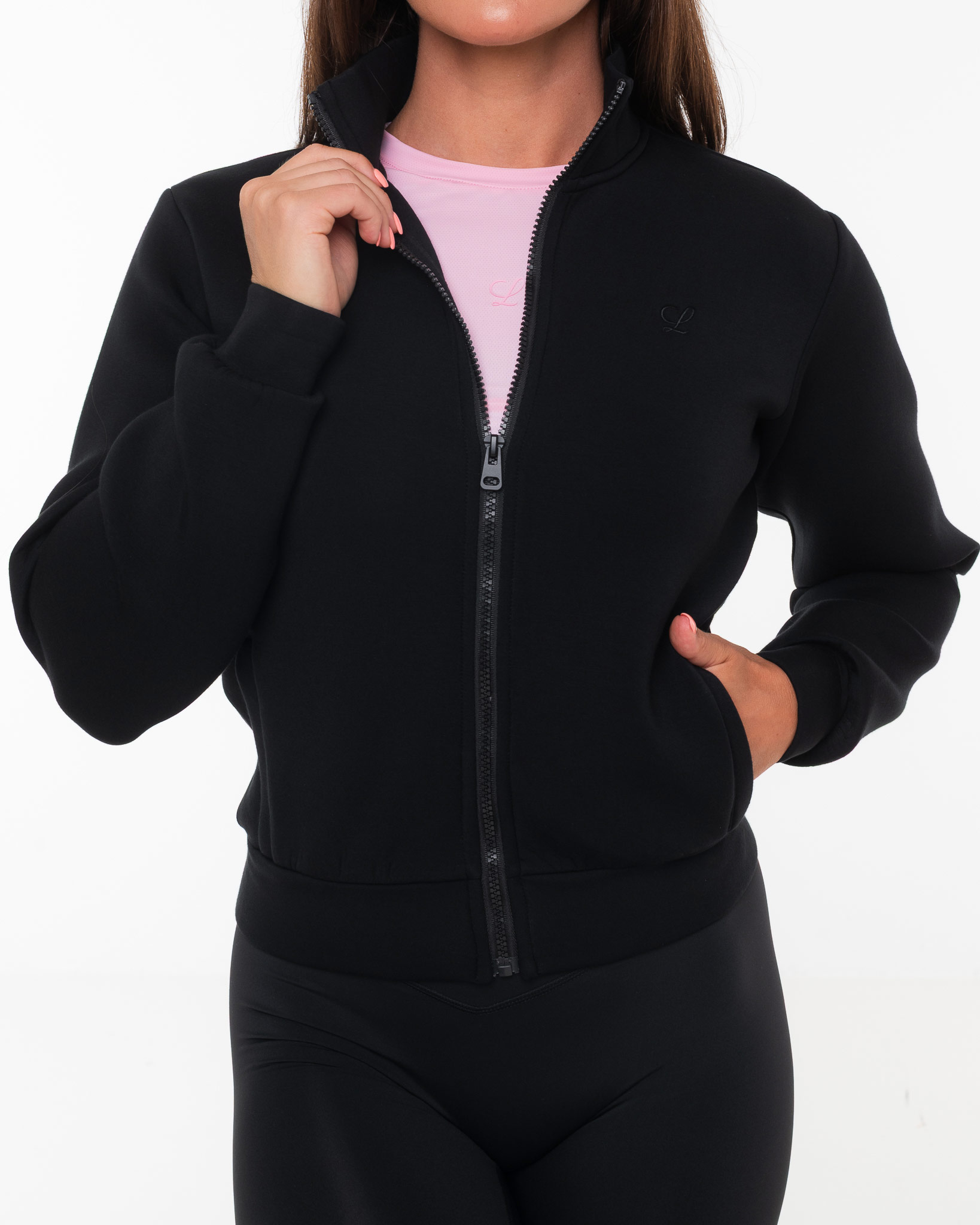 Black Zip Jacket