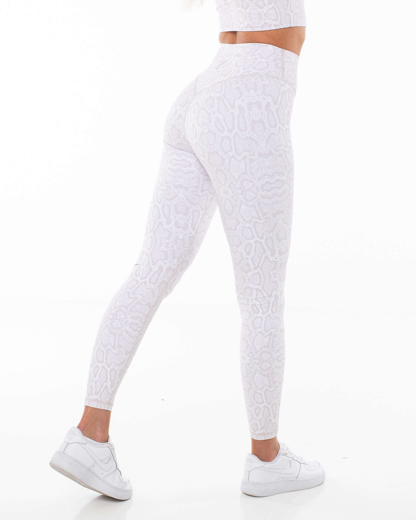 White Snake Leggings