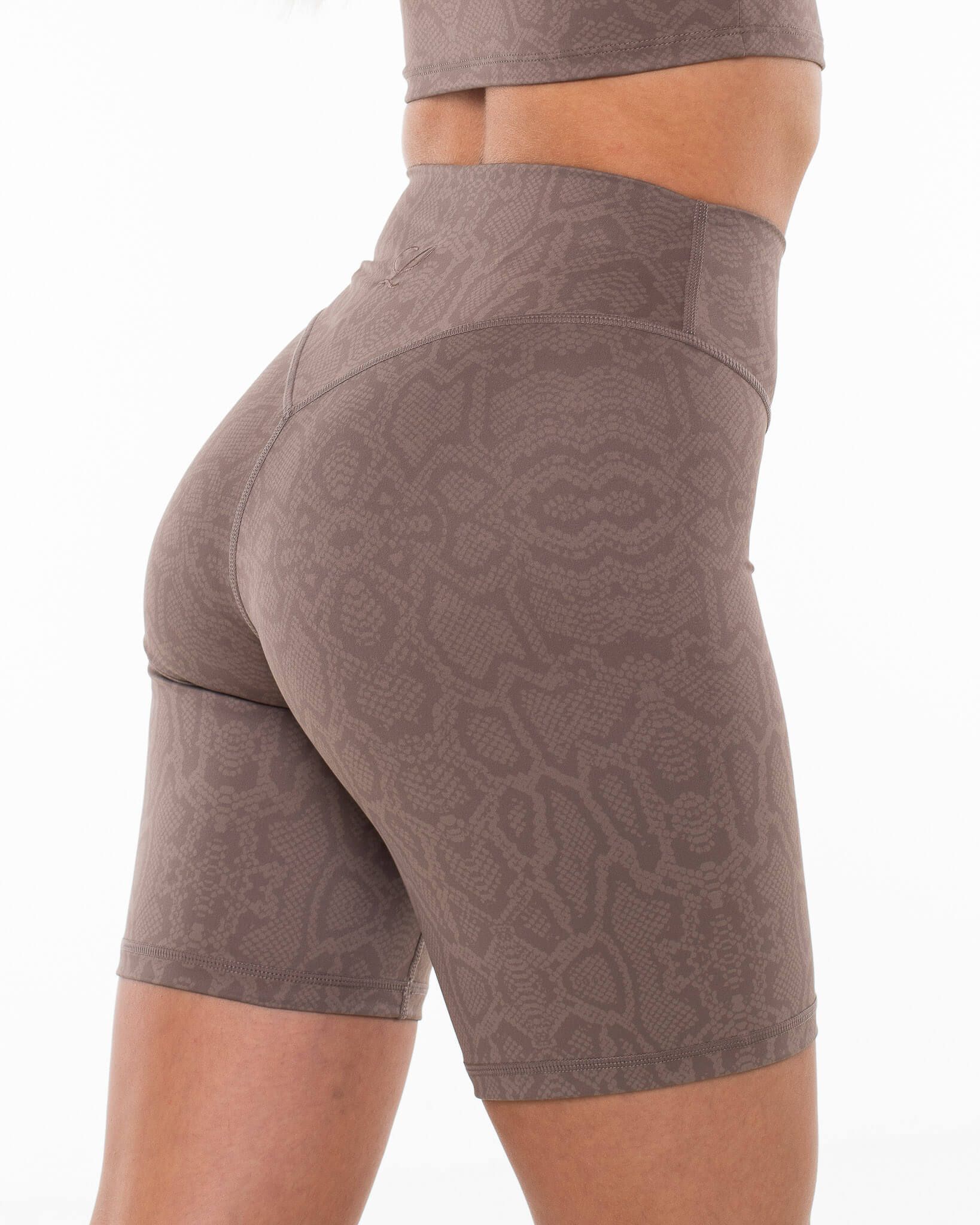 Brown Snake Bike Shorts