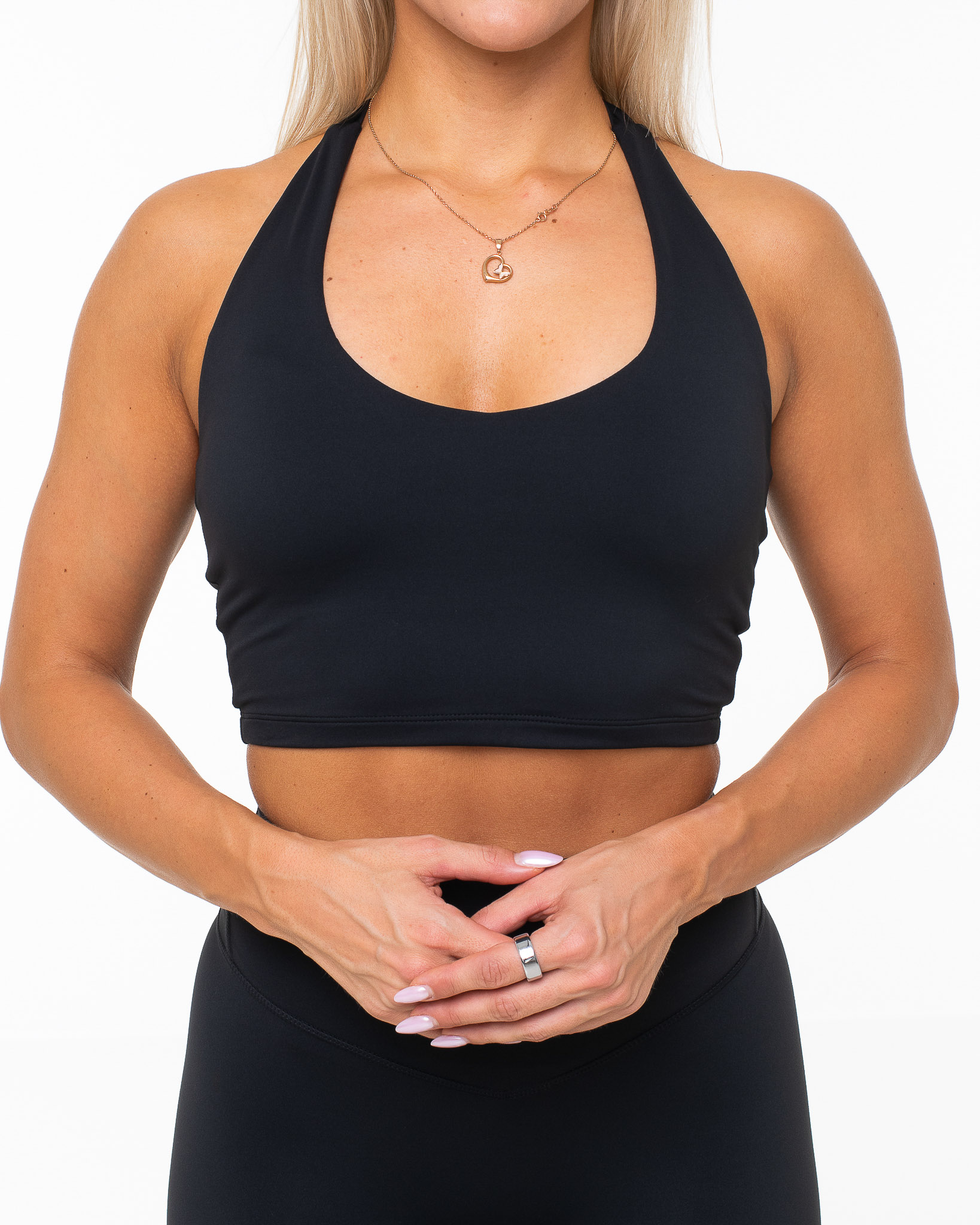 SilkFlow Halter Bra